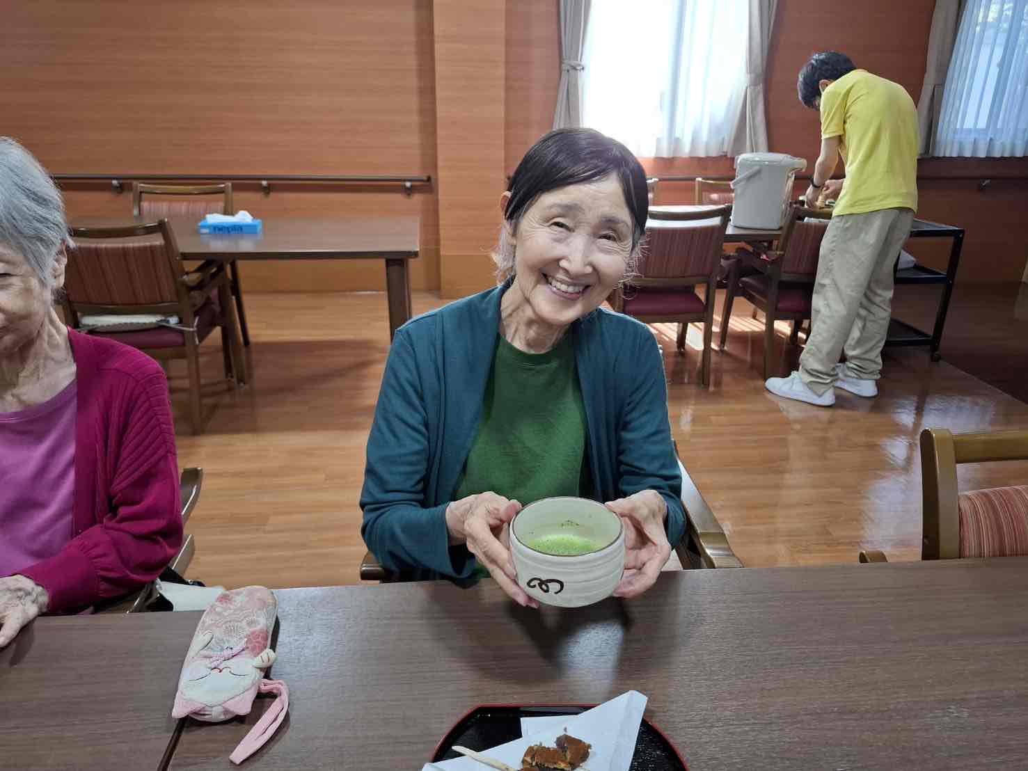 駿東郡長泉町老人ホーム_五感で感じるお茶会と五感の室礼「夏越の祓」