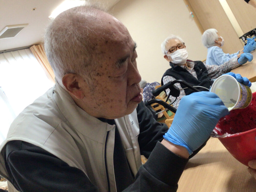 浜松市老人ホーム_ブルーベリーシャーベット