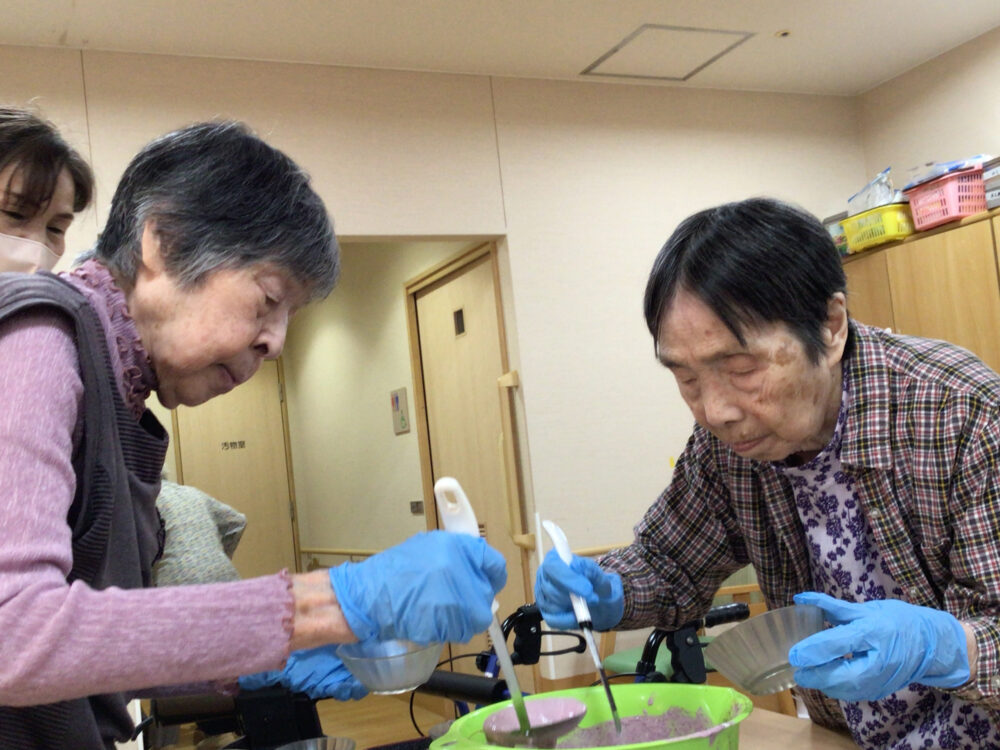 浜松市老人ホーム_ブルーベリーシャーベット