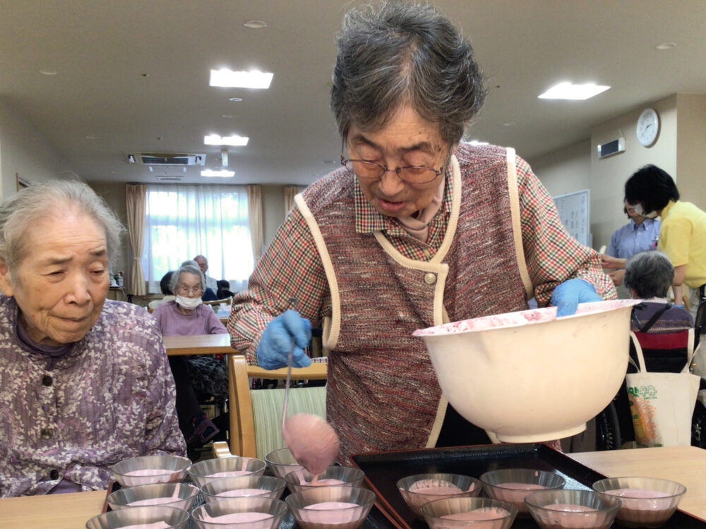 浜松市老人ホーム_ブルーベリーシャーベット