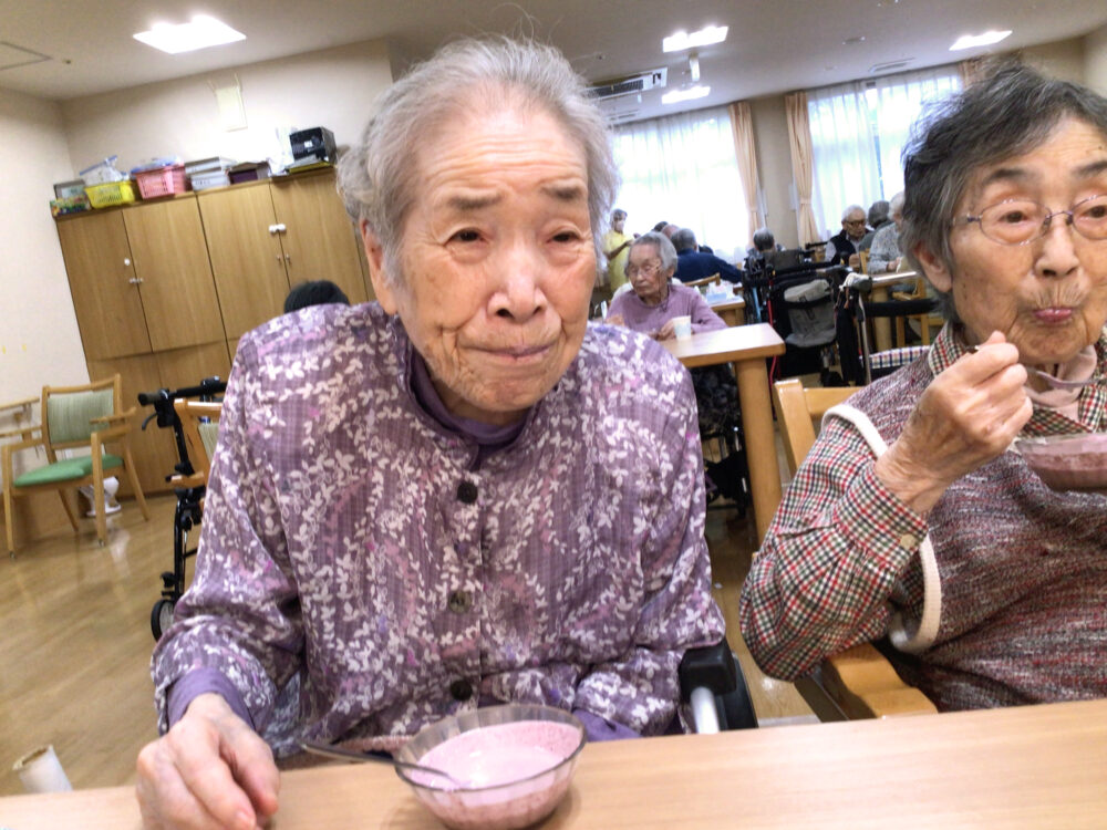 浜松市老人ホーム_ブルーベリーシャーベット