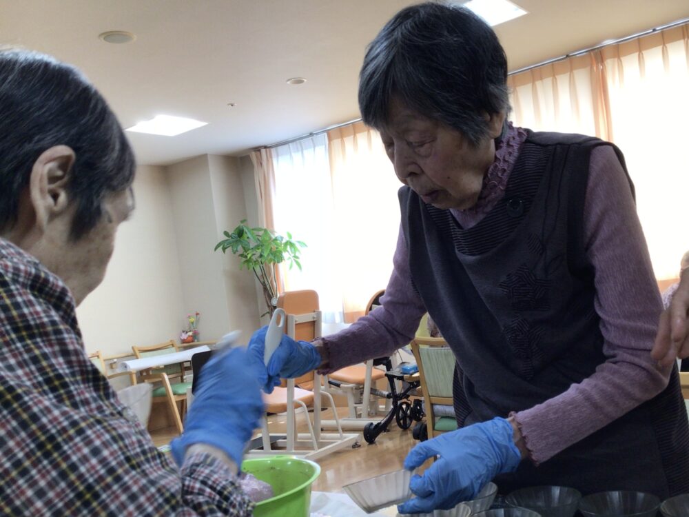 浜松市老人ホーム_ブルーベリーシャーベット