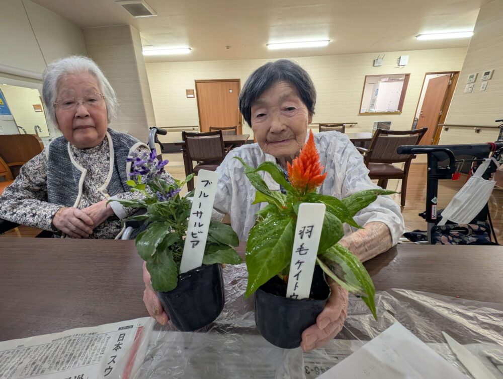 静岡市葵区老人ホーム_園芸クラブの活動スタート