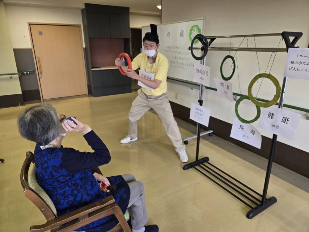 静岡市駿河区老人ホーム_「夏越の祓」レクリエーション