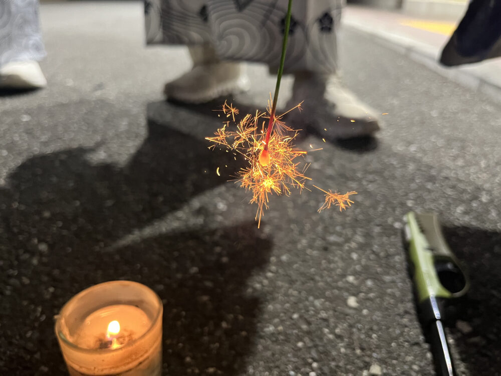 静岡市葵区老人ホーム_夏の花火大会