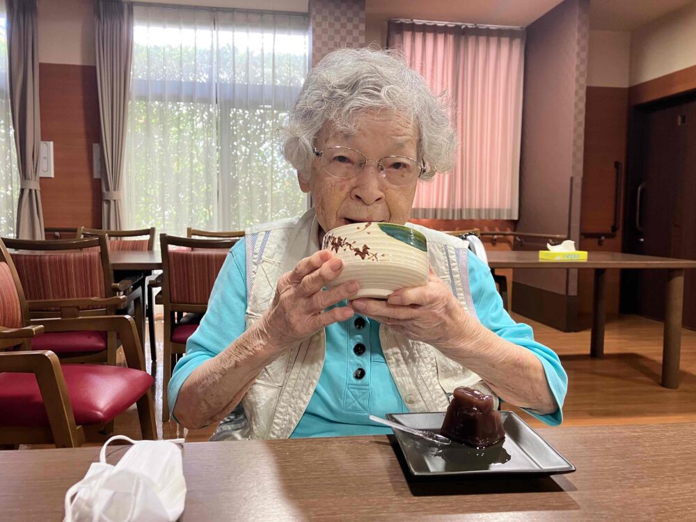 駿東郡長泉町老人ホーム_五感で感じるお茶会　～お盆～
